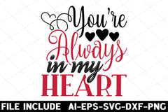 Valentine SVG Bundle 3 - CraftNest - Digital Crafting and Art