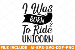 Unicorn SVG Bundle 4 - CraftNest - Digital Crafting and Art