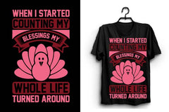 Thanksgiving T-Shirt Bundle 1 - CraftNest - Digital Crafting and Art