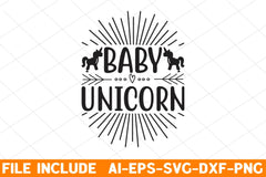 Unicorn SVG Bundle 4 - CraftNest - Digital Crafting and Art
