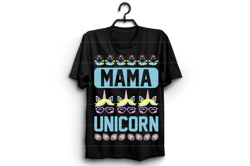 Unicorn T-Shirt Design SVG Bundle 3 - CraftNest - Digital Crafting and Art