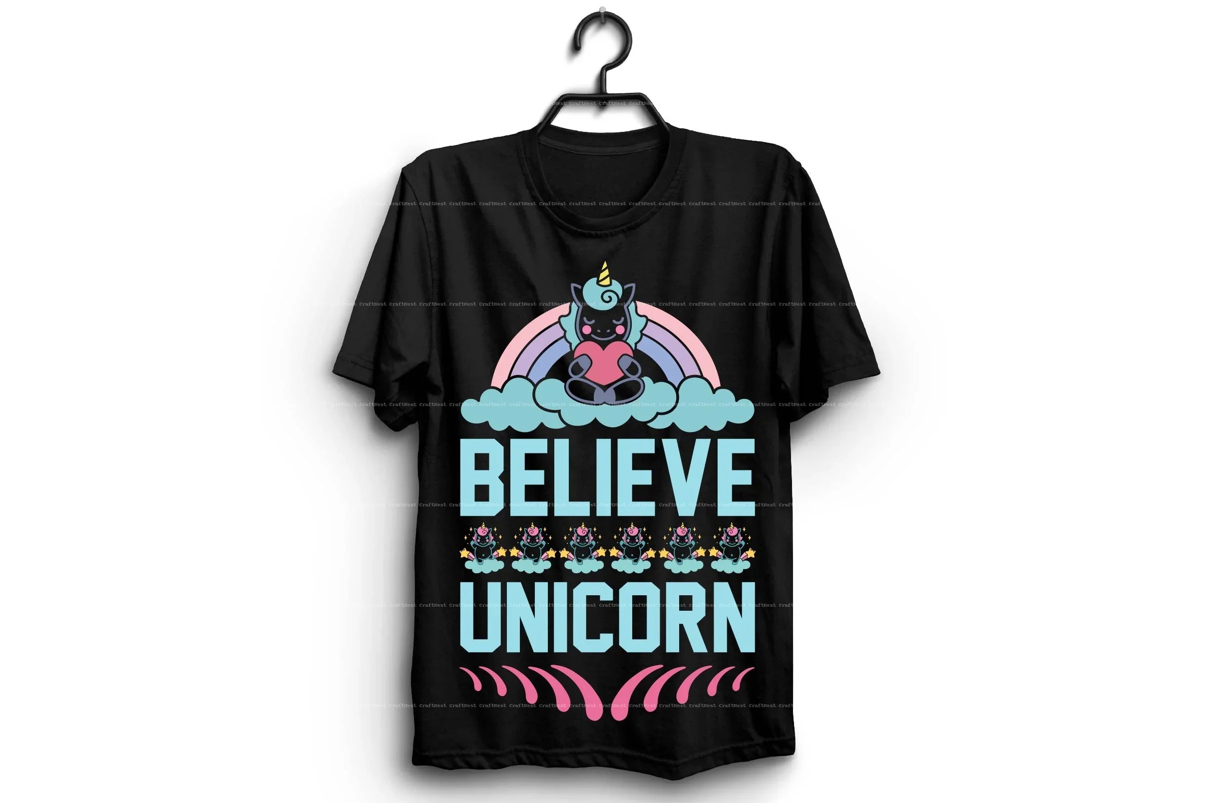 Unicorn T-Shirt Design SVG Bundle 3 - CraftNest - Digital Crafting and Art