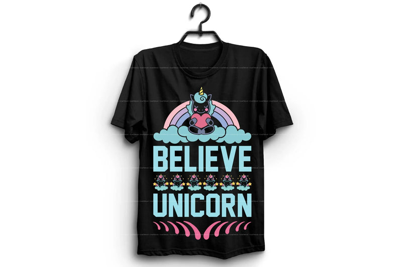 Unicorn T-Shirt Design SVG Bundle 3 - CraftNest - Digital Crafting and Art