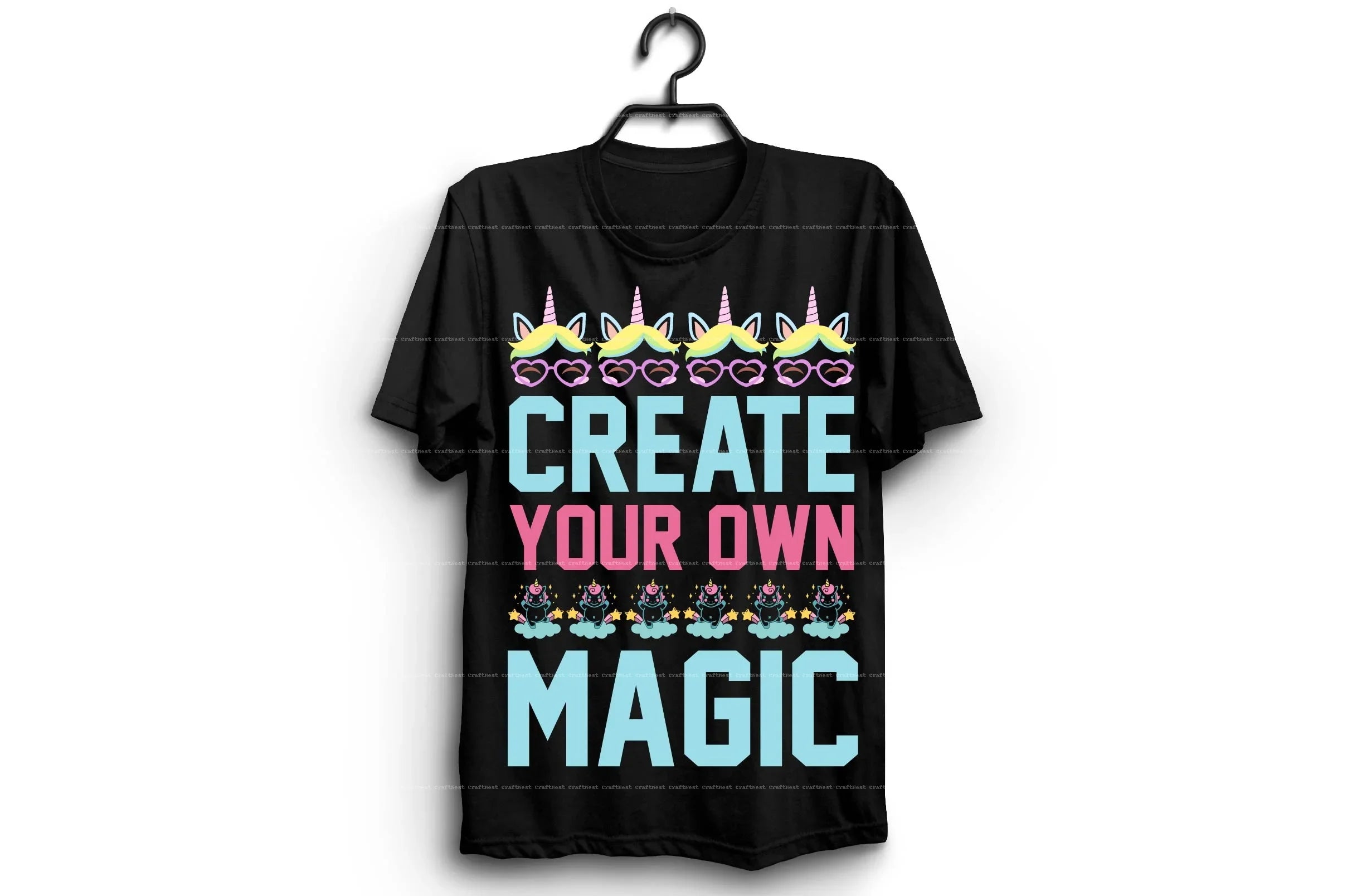 Unicorn T-Shirt Design SVG Bundle 3 - CraftNest - Digital Crafting and Art