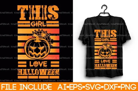 Halloween T-Shirt SVG Bundle 5 - CraftNest - Digital Crafting and Art