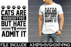 Cat T-Shirt SVG Bundle - CraftNest - Digital Crafting and Art