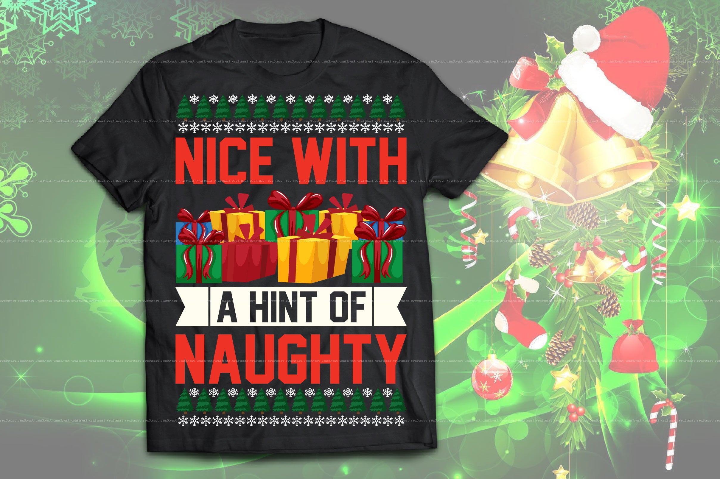 Christmas T-Shirt Design SVG Bundle 6
