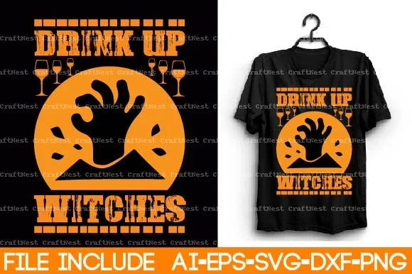 Halloween T-Shirt SVG Bundle 5 - CraftNest - Digital Crafting and Art