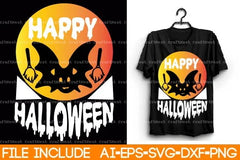 Halloween T-Shirt SVG Bundle - CraftNest - Digital Crafting and Art