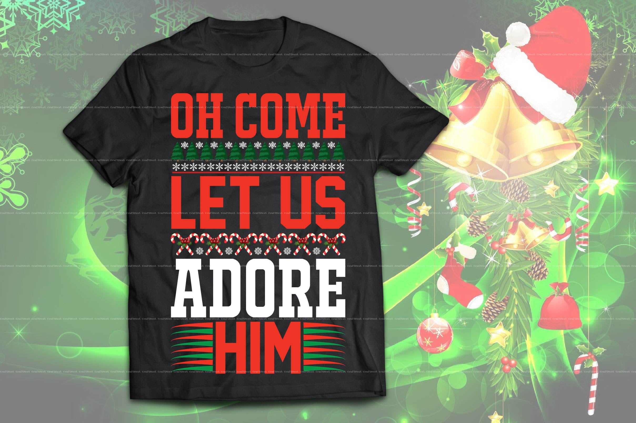 Christmas T-Shirt Design SVG Bundle 3