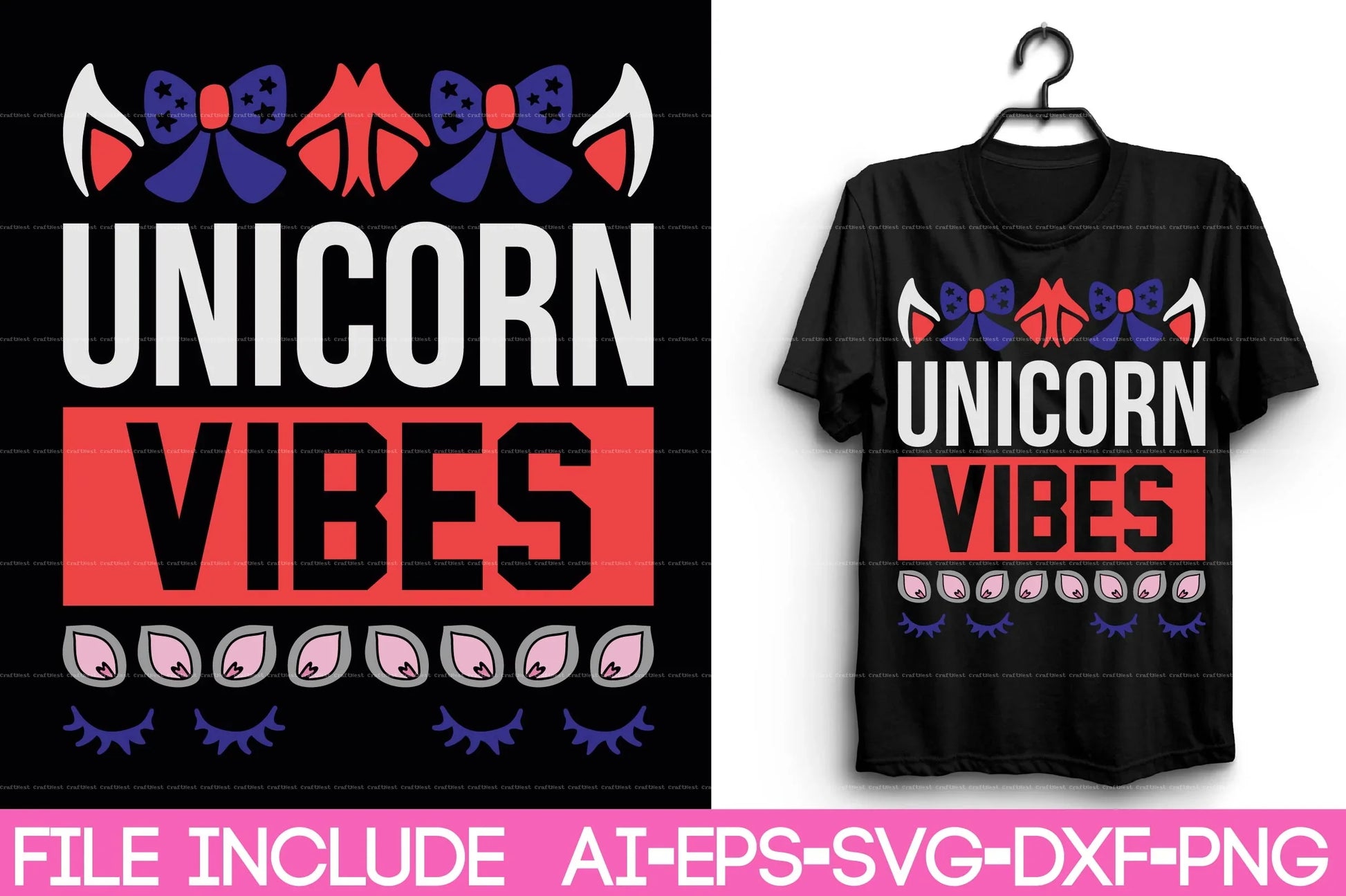 Unicorn T-Shirt Design SVG Bundle 2 - CraftNest - Digital Crafting and Art