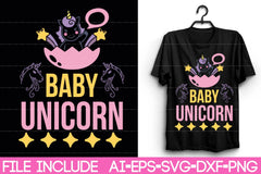 Unicorn T-Shirt Design SVG Bundle 2 - CraftNest - Digital Crafting and Art