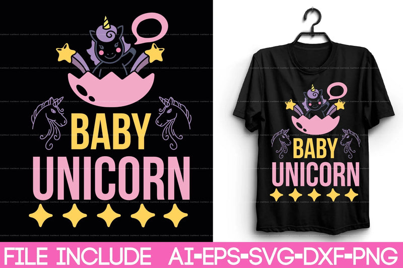 Unicorn T-Shirt Design SVG Bundle 2 - CraftNest - Digital Crafting and Art