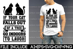 Cat T-Shirt SVG Bundle - CraftNest - Digital Crafting and Art