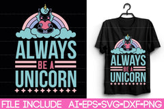 Unicorn T-Shirt Design SVG Bundle 2 - CraftNest - Digital Crafting and Art