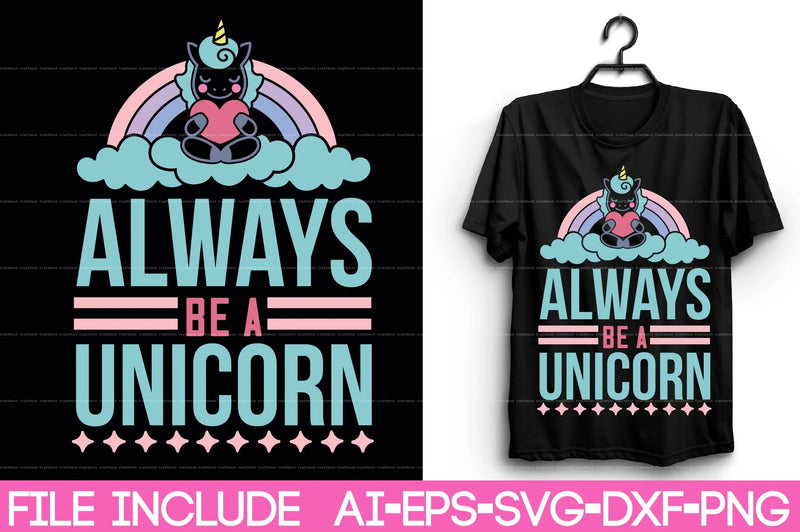 Unicorn T-Shirt Design SVG Bundle 2 - CraftNest - Digital Crafting and Art
