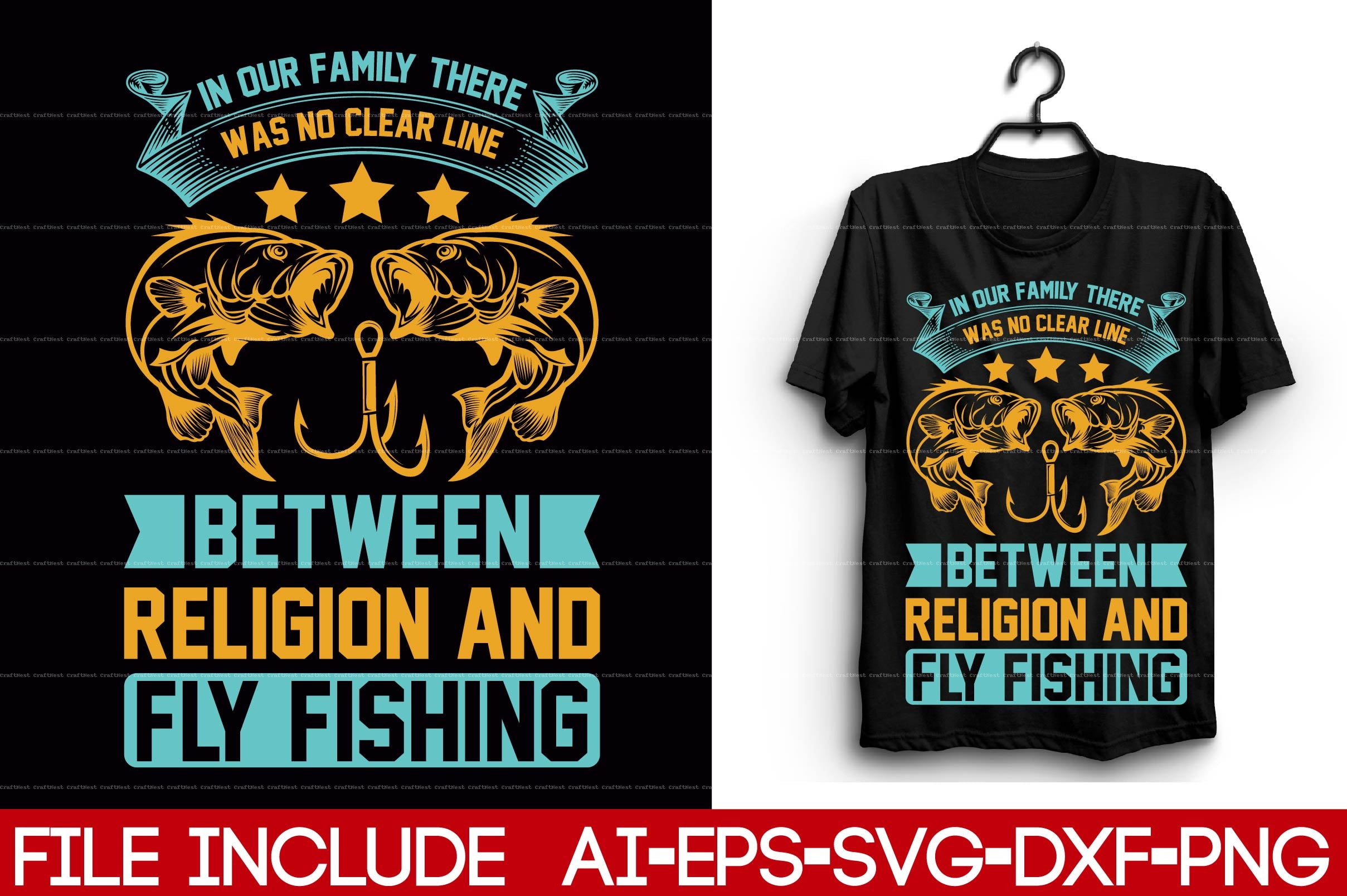 Fishing T-Shirt Design SVG Bundle 1