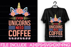 Unicorn T-Shirt Design SVG Bundle 2 - CraftNest - Digital Crafting and Art