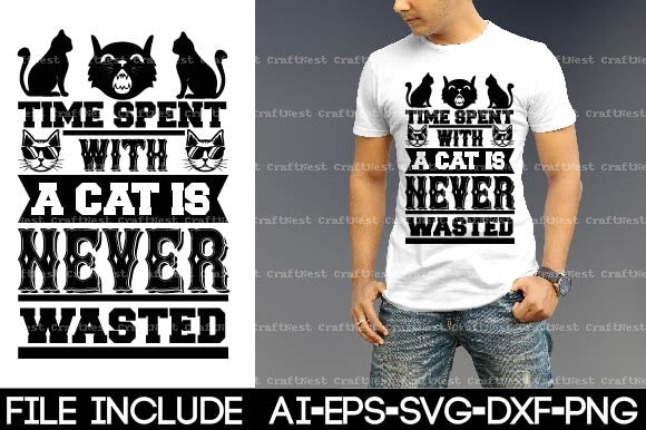 Cat T-Shirt SVG Bundle - CraftNest - Digital Crafting and Art