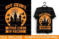 Halloween T-Shirt SVG Bundle 5 - CraftNest - Digital Crafting and Art