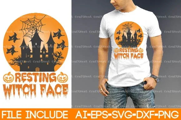 Halloween T-Shirt SVG Bundle 2 - CraftNest - Digital Crafting and Art