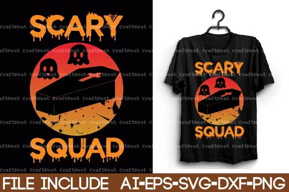 Halloween T-Shirt SVG Bundle 3 - CraftNest - Digital Crafting and Art