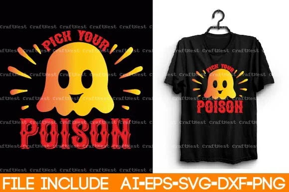 Halloween T-Shirt SVG Bundle - CraftNest - Digital Crafting and Art