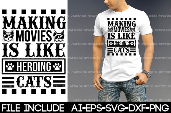 Cat T-Shirt SVG Bundle - CraftNest - Digital Crafting and Art