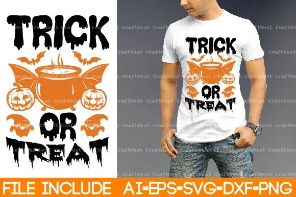 Halloween T-Shirt SVG Bundle 2 - CraftNest - Digital Crafting and Art