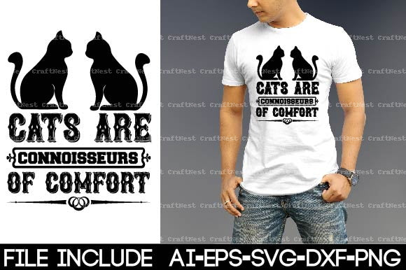Cat T-Shirt SVG Bundle - CraftNest - Digital Crafting and Art