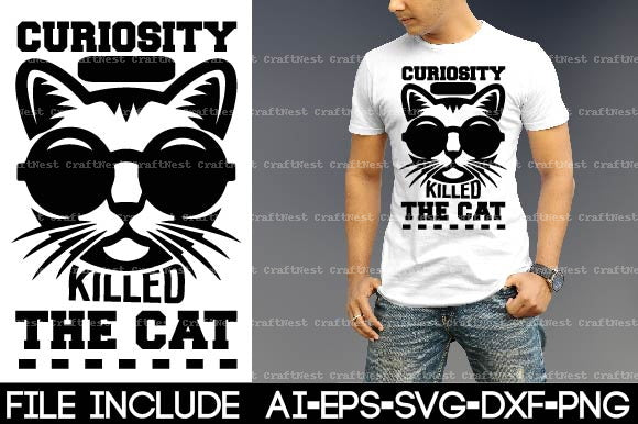 Cat T-Shirt SVG Bundle - CraftNest - Digital Crafting and Art