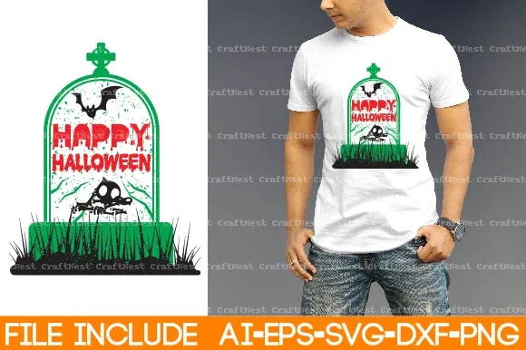 Halloween T-Shirt SVG Bundle 2 - CraftNest - Digital Crafting and Art