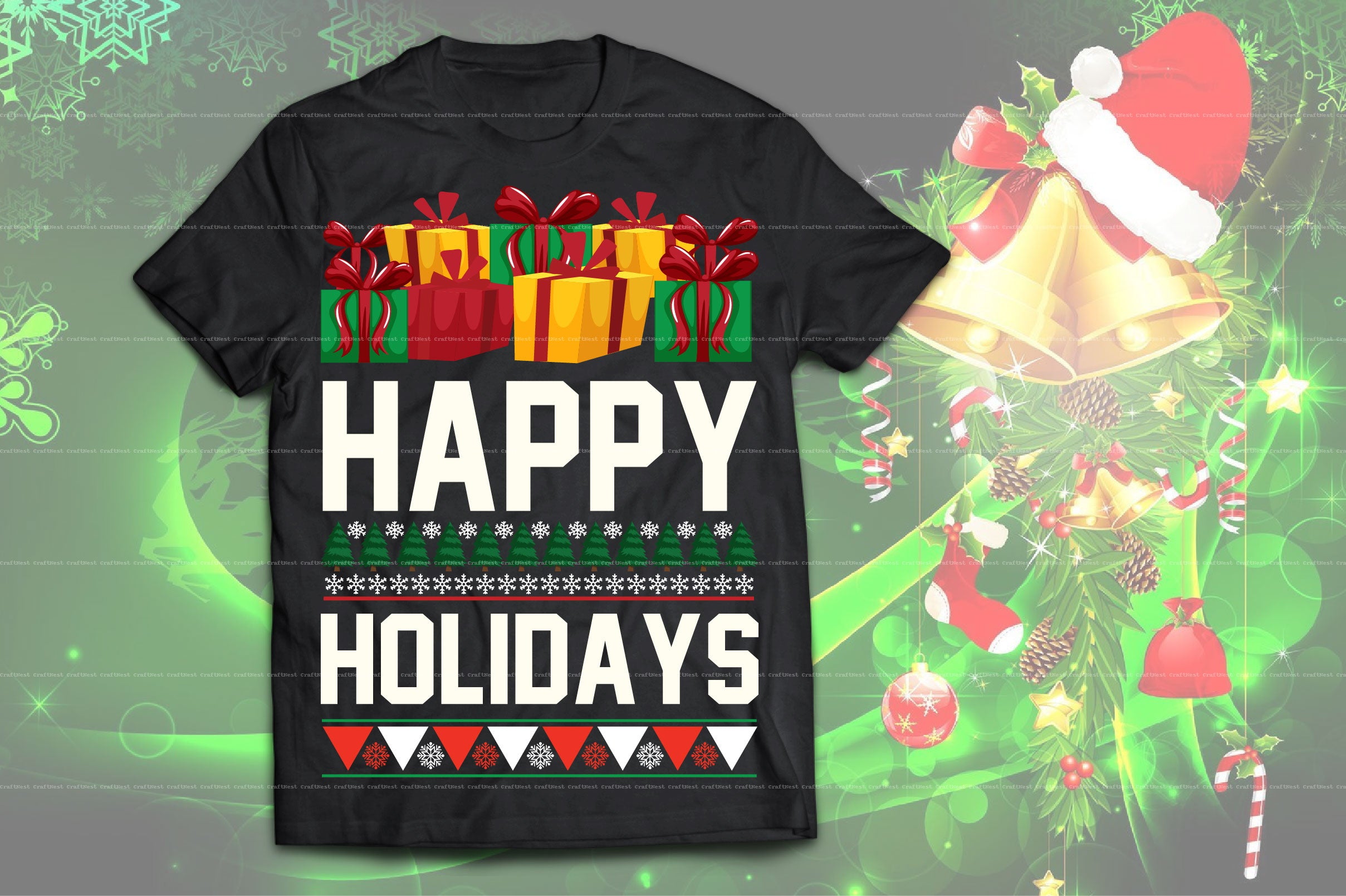 Christmas T-Shirt Design SVG Bundle 7