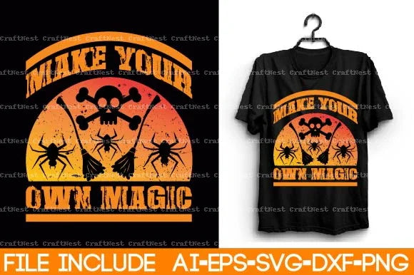 Halloween T-Shirt SVG Bundle 5 - CraftNest - Digital Crafting and Art