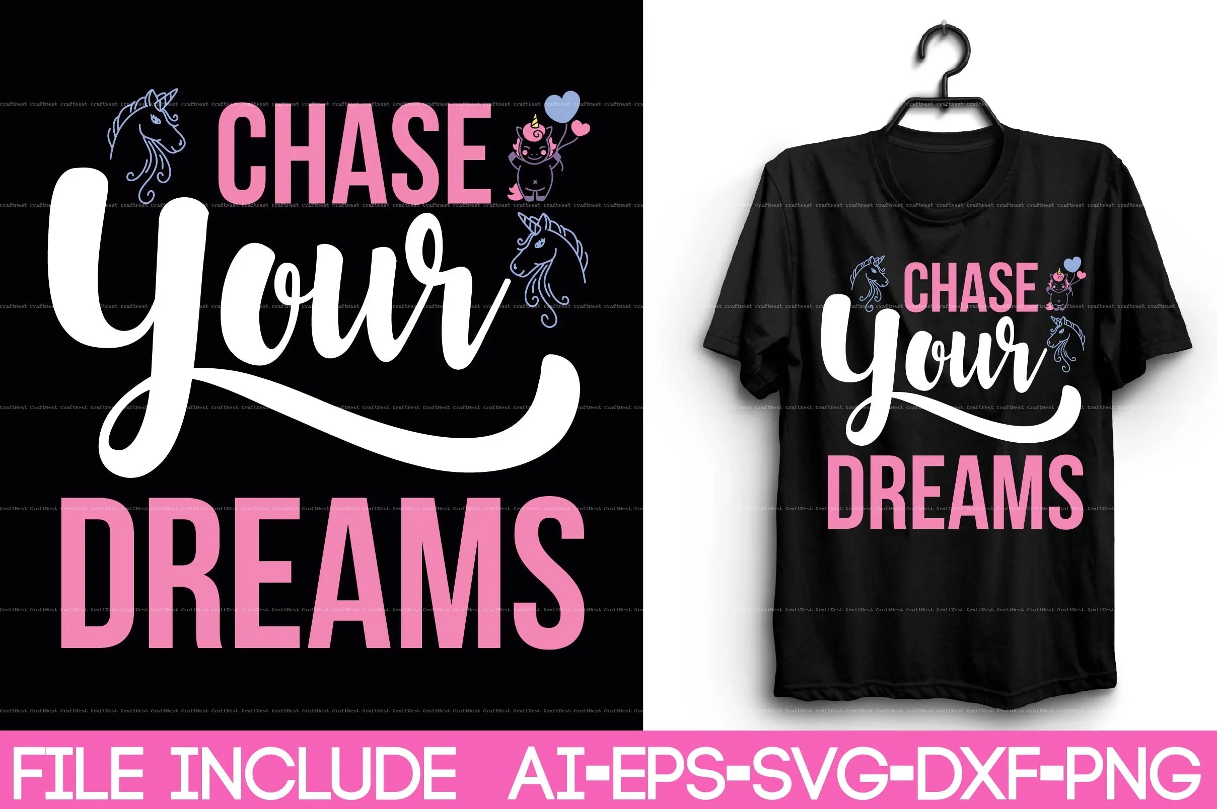 Unicorn T-Shirt Design SVG Bundle 2 - CraftNest - Digital Crafting and Art