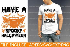 Halloween T-Shirt SVG Bundle 2 - CraftNest - Digital Crafting and Art