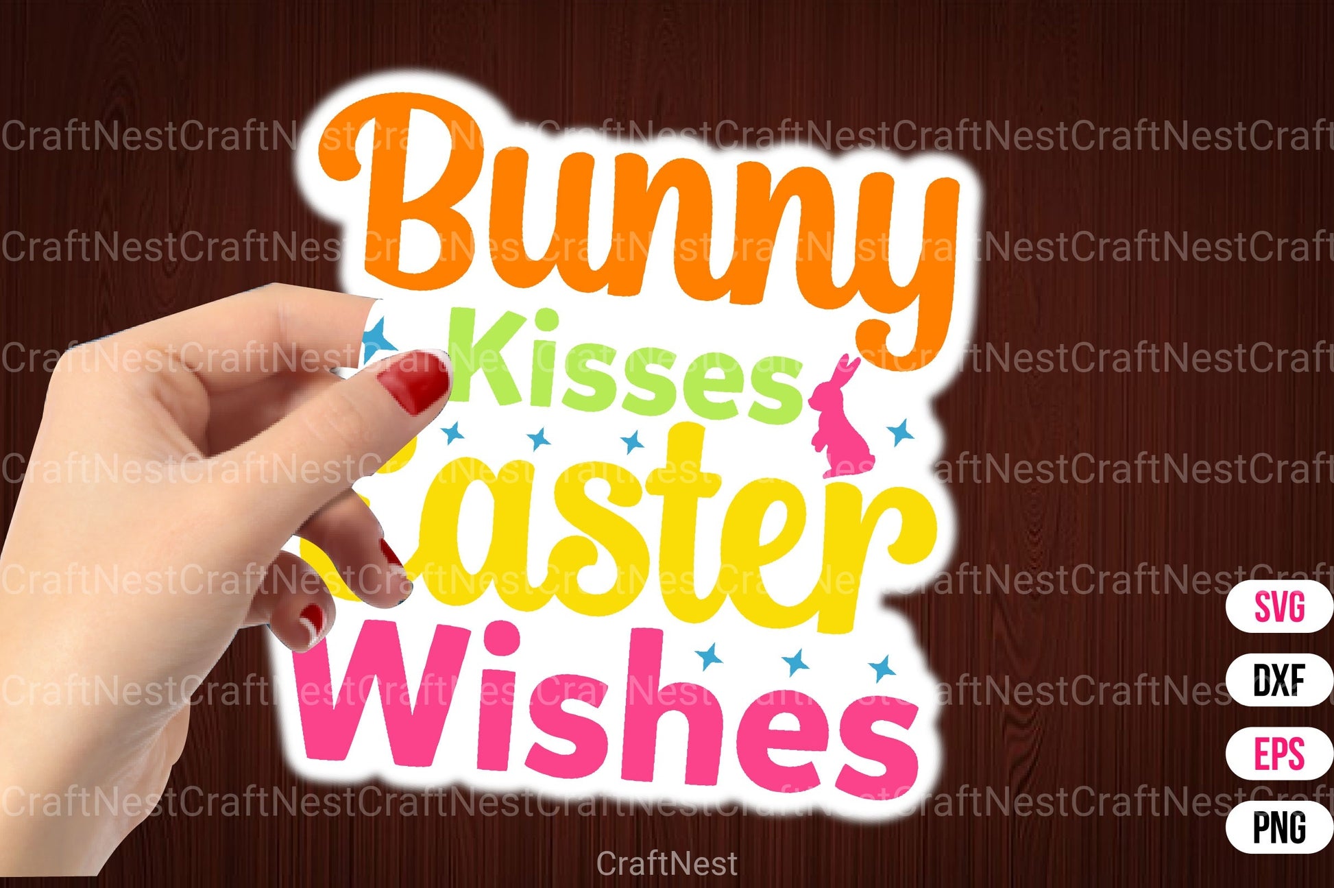 Easter Stickers Design Bundle 77 - CraftNest - Digital Crafting and Art