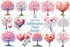 Love Tree Clipart Bundle