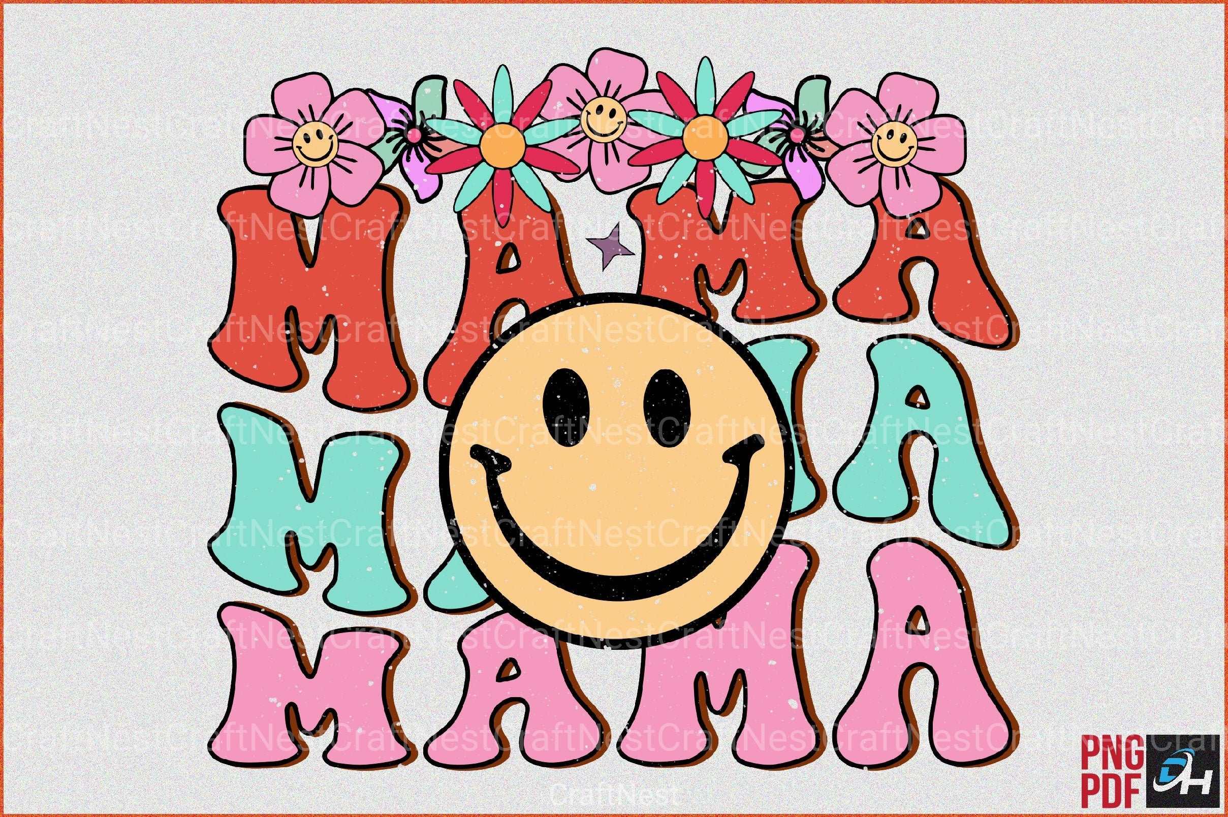 Retro Mama Clipart Bundle 4 - CraftNest - Digital Crafting and Art