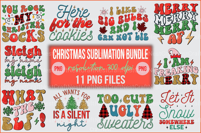 Christmas Clipart Bundle 11 - CraftNest - Digital Crafting and Art