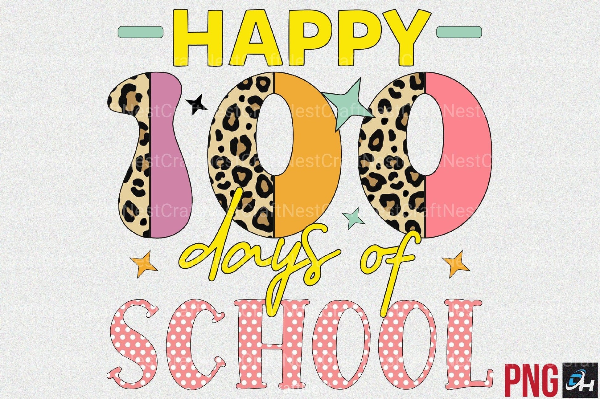 100 Days of School Clipart Bundle - CraftNest - Digital Crafting and Art