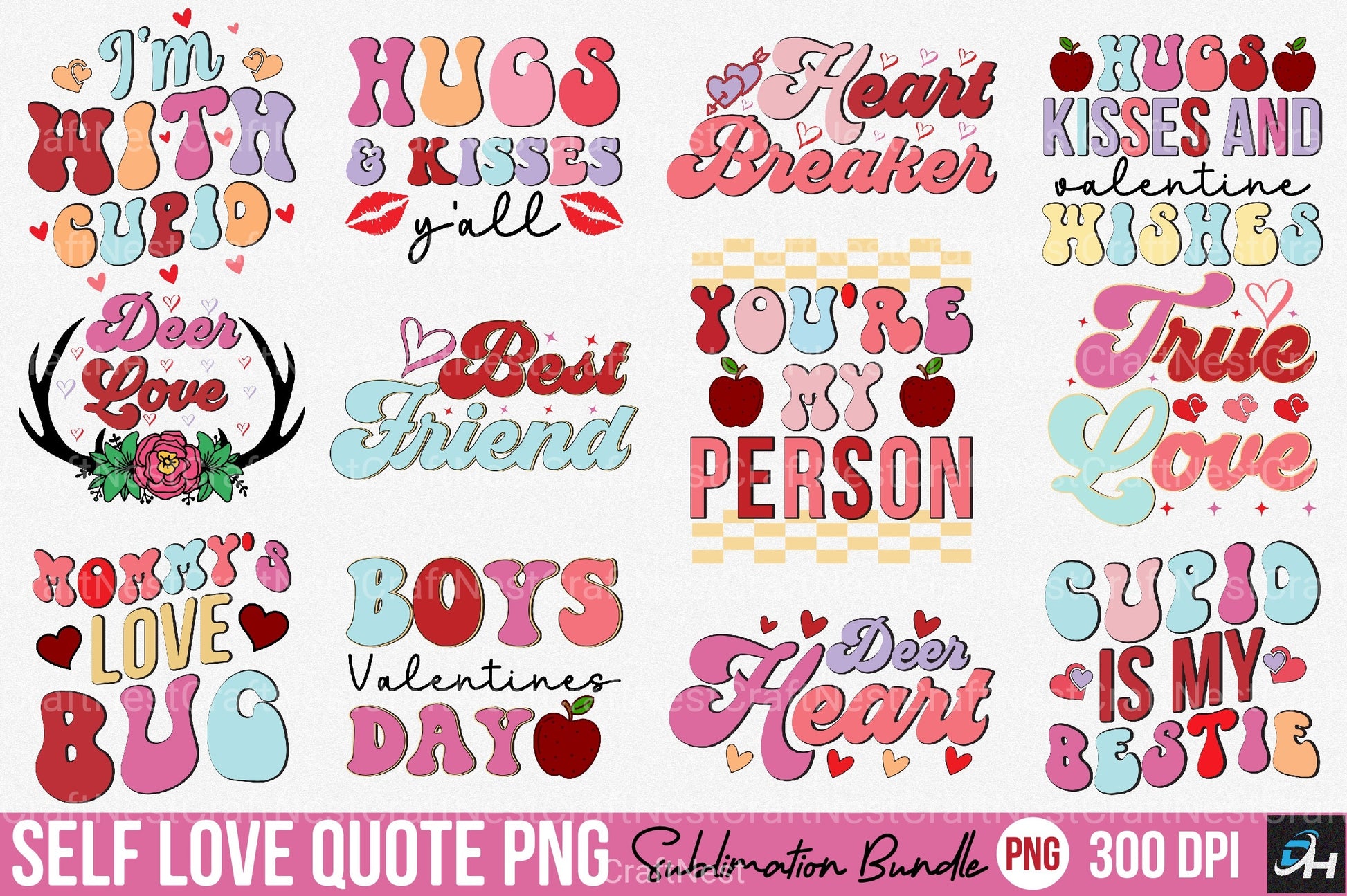 Valentine Designs Clipart Bundle - CraftNest - Digital Crafting and Art