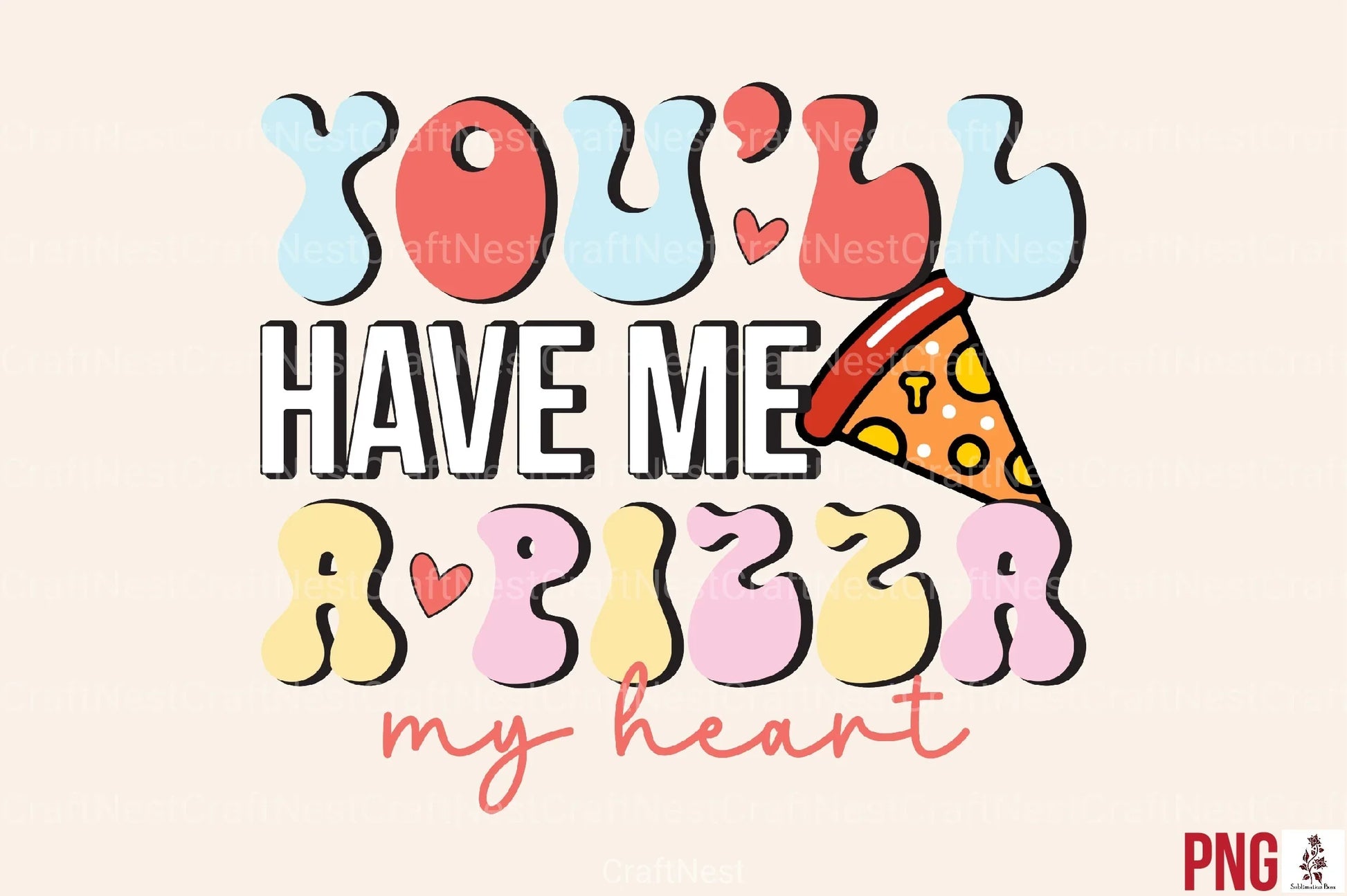 Retro Valentine's Day Clipart Bundle 4 - CraftNest - Digital Crafting and Art