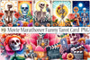 The Movie Marathoner Funny Tarot Card Clipart Bundle