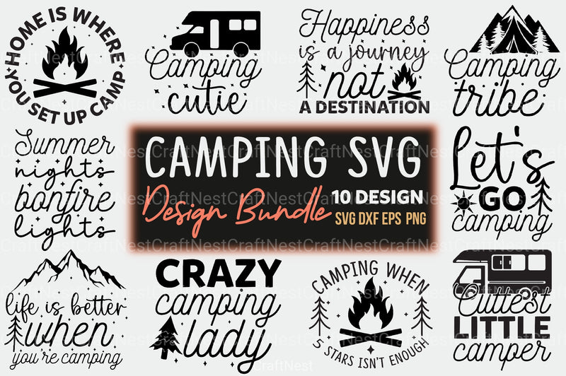 Camping Bundle 23 - CraftNest - Digital Crafting and Art