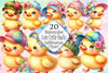 Cute Little Ducks Clipart Bundle 4