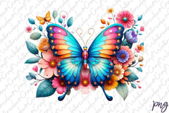 Cute Butterflies Clipart Bundle 1 - CraftNest - Digital Crafting and Art