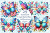 Cute Butterflies Clipart Bundle 1