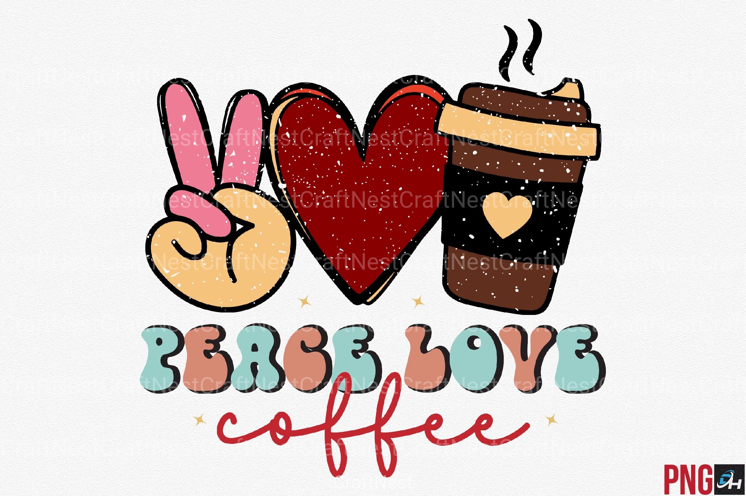 Retro Coffee Clipart Bundle - CraftNest - Digital Crafting and Art