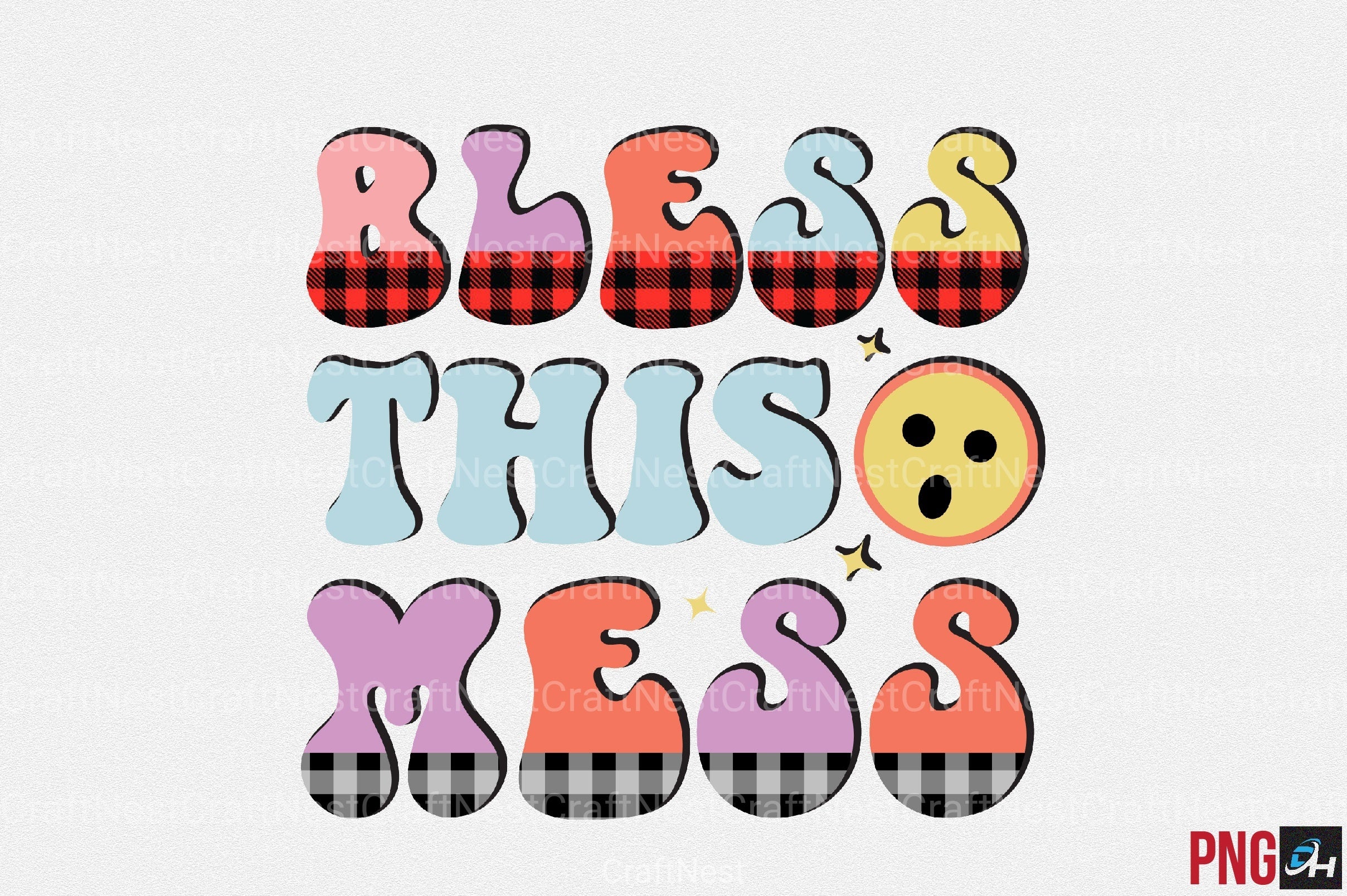 New Year Retro Clipart Bundle - CraftNest - Digital Crafting and Art